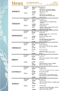 Winter 2015 Menu Week 2